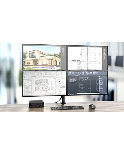 HP Z2 Mini G1i Workstation Desktop PC Intel Core Ultra 7 265K 32 GB DDR5-SDRAM NVIDIA RTX 2000 Ada Windows 11 Pro Mini PC AI PC, AI Workstation Black