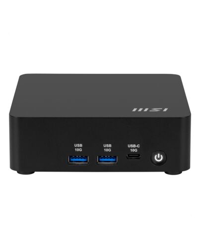 MSI Cubi NUC AI 1UMG Intel Core Ultra 7 155H, Barebone, NUC, SFF, Mini Computer, HTPC, (NO RAM, NO Storage, NO OS), Intel Graphics/DDR5/Dual ThunderBolt 4/Dual HDMI/Dual LAN/WiFi 6E/BT 5.3/VESA