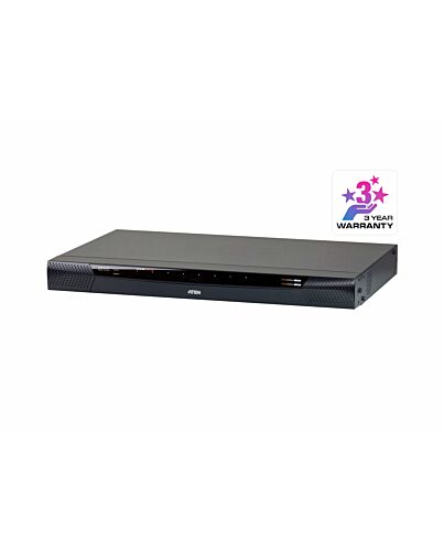 ATEN 8-Port 2-Bus CAT5e/6 KVM Over IP Switch, LUC (Laptop USB Console), with Audio & Virtual Media Support