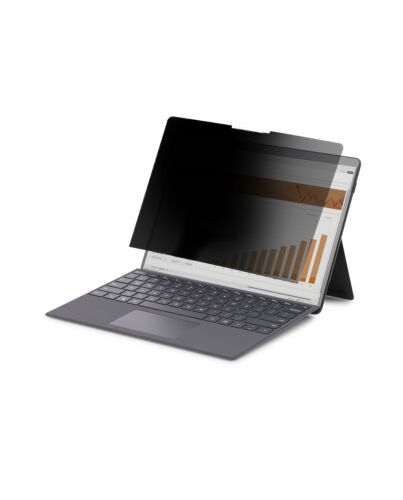 StarTech.com 4-Way 12.4in Surface Laptop Go 1/2/3 Privacy Screen Filter, Portrait/Landscape, Touch-Enabled, +/- 30 Deg. View, Blue Light Reduction, Matte Finish