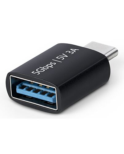 StarTech.com USB-C to USB-A Adapter, USB 5Gbps, Compact USB-C Male to USB-A Female Adapter, Durable Metal Housing, M/F