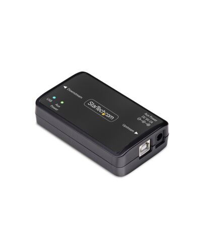 StarTech.com USB Galvanic Isolator, Up To 6KV, Electrical Noise Isolator, IP40, DIN Rail Mount, Isolated Power Filter, USB 2.0/1.1, 5V/250mA, Plug-and-Play, TAA