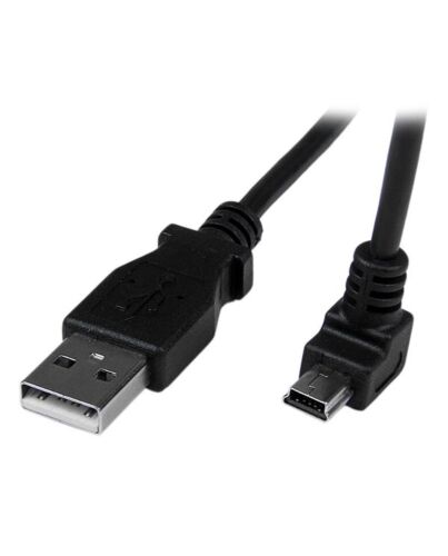 StarTech.com 2m Mini USB Cable - A to Down Angle Mini B USBAMB2MD
