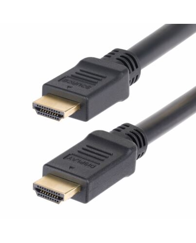 StarTech.com 15m (49.2ft) Active HDMI 2.0 Cable, CMP, Plenum Rated, High Speed HDMI Cable, 4K 60Hz, HDR10/HDCP 2.2/ARC, CMP In Wall HDMI Cord HD2AP-15M-HDMI-CABLE