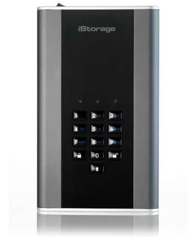 iStorage diskAshur DT² HDD 8TB | Secure Portable Desktop Drive |FIPS 140-2 Level 2, NCSC CPA, NLNCSA BSPA & NATO Restricted | AES-XTS 256-bit Hardware Encryption | Common Criteria EAL5+ (Hardware Certified) | PIN protected | OS & Platform Independent |GDP