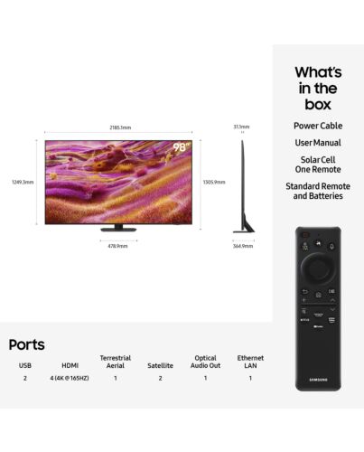 Samsung 2025 QN90F 98