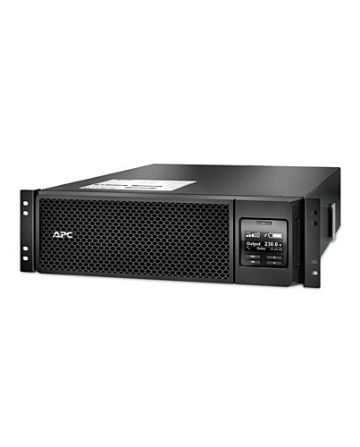 APC Smart-UPS On-Line, 5kVA, Rackmount 3U, 230V, 6x C13+4x C19 IEC outlets, Network Card+SmartSlot, Extended runtime, W/ rail kit, Marine