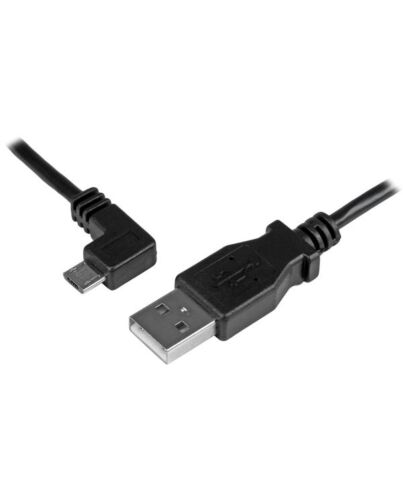 StarTech.com Micro-USB Charge-and-Sync Cable M/M - Left-Angle Micro-USB - 24 AWG - 0.5 m