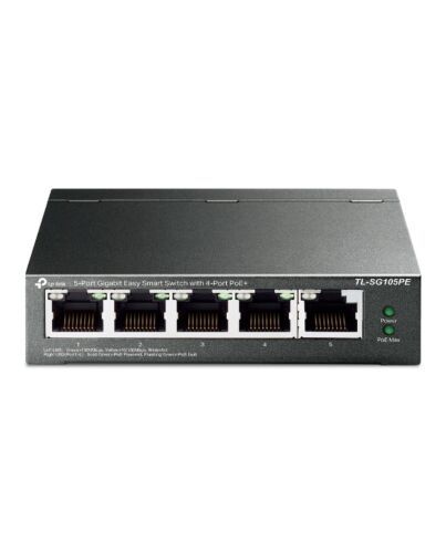 TP-Link 5-Port Gigabit Easy Smart PoE Switch with 4-Port PoE+