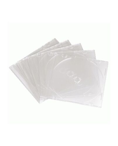 Hama CD Slim Empty Box, pack 10, transparent 1 discs