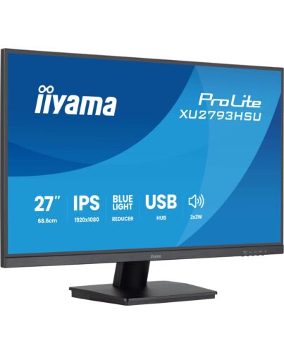 iiyama ProLite 27” IPS technology panel with USB hub and 100Hz refresh rate