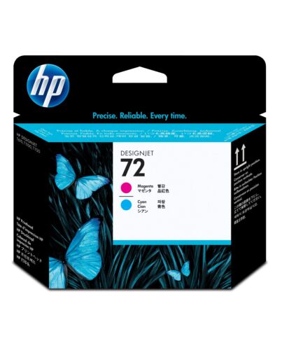 HP 72 Magenta and Cyan Printhead