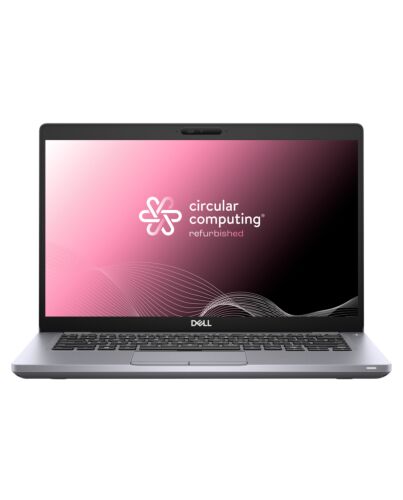 Circular Computing BSI certified Dell Latitude 5410 Refurbished Laptop, Intel Core i5 10th Gen, 16GB, 256GB SSD, 14” HD, Windows 11 Pro. The highest quality refurbished laptops in the world.