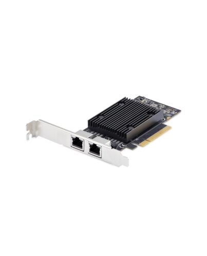 StarTech.com 2-Port PCIe 10Gb Ethernet Network Card, 10GbE Network Interface Card, Broadcom BCM57416 Chipset, Dual RJ45 10GBase-T/Gigabit, NIC Card, TAA