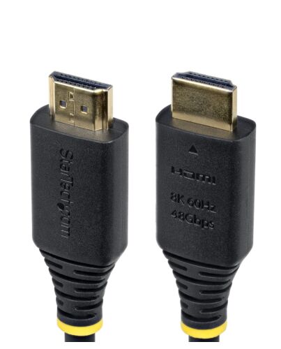 StarTech.com HDMI21-CBL-8K60-50CM HDMI cable 0.5 m HDMI Type A (Standard) Black HDMI21-CBL-8K60-50CM
