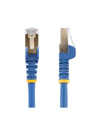 StarTech.com 3m CAT6a Ethernet Cable - 10 Gigabit Shielded Snagless RJ45 100W PoE Patch Cord - 10GbE STP Network Cable w/Strain Relief - Blue Individually Tested/Wiring is UL /TIA 6ASPAT3MBL