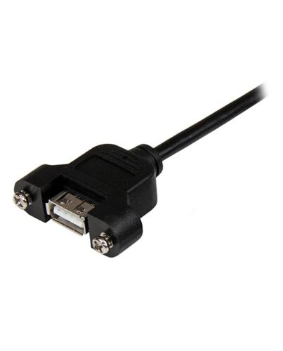 StarTech.com 1 ft Panel Mount USB Cable A to A - F/M USBPNLAFAM1