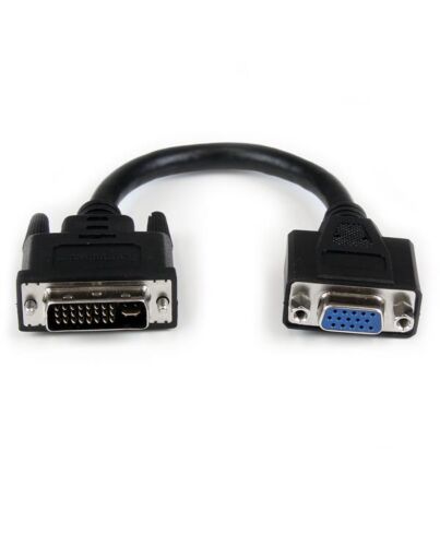 StarTech.com 8in DVI to VGA Cable Adapter - DVI-I Male to VGA Female DVIVGAMF8IN