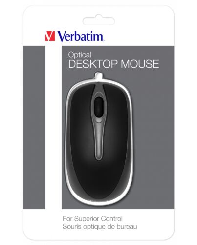 Verbatim 49019 mouse Office Ambidextrous USB Type-A Optical 1000 DPI 49019