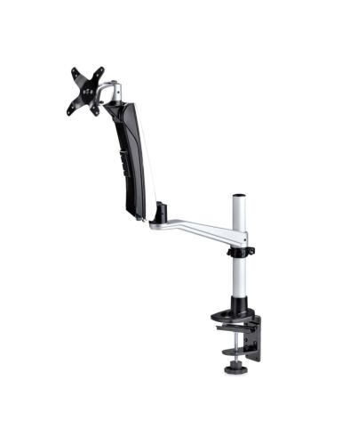 StarTech.com Monitor Desk Mount For 27in 16:9 or 30in 21:9 Ultrawide Screens, VESA 75x75/100x100, Tool-Less Arm Adjustments, C-Clamp/Gmet, Spring-Assisted Arm 1MP1ACG-MONITOR-ARM