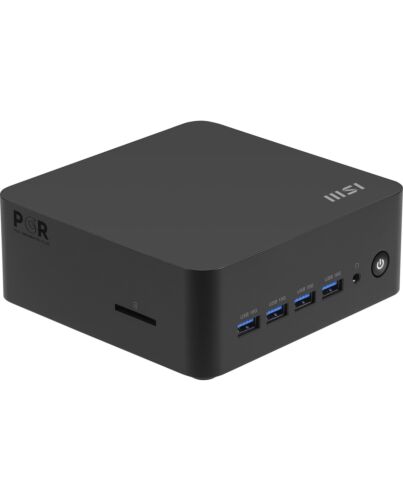 MSI Cubi Z AI 8M-013EU AMD Ryzen™ 5 8645HS 16 GB DDR5-SDRAM 512 GB SSD Windows 11 Pro Mini PC Black 4711377390316
