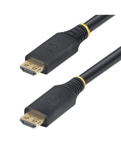 StarTech.com HDMI2-CABLE-GRIP-15M HDMI cable HDMI Type A (Standard) Black HDMI2-CABLE-GRIP-15M