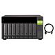 QNAP TL-D800C storage drive enclosure HDD/SSD enclosure Black, Grey 2.5/3.5"