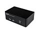 StarTech.com 2 Port Dual DisplayPort USB KVM Switch with Audio & USB 2.0 Hub