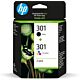 HP 301 2-pack Black/Tri-color Original Ink Cartridges