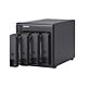 QNAP TR-004 storage drive enclosure HDD/SSD enclosure Black 2.5/3.5"