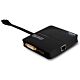 Plugable Technologies USB 3.0 Universal Mini Laptop Docking Station for Windows and Mac (Dual Video HDMI and DVI/VGA, Gigabit Ethernet)