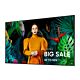 Samsung QB75C Digital signage flat panel 190.5 cm (75") LCD Wi-Fi 350 cd/m² 4K Ultra HD Black Built-in processor Tizen 16/7