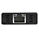 StarTech.com 3-Port Portable USB 3.0 Hub plus Gigabit Ethernet - Aluminum with Built-in Cable~3-Port Portable USB 3.0 Hub plus Gigabit Ethernet - 5Gbps - Aluminum with Built-in Cable