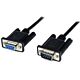 StarTech.com 2m Black DB9 RS232 Serial Null em Cable F/M