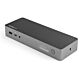 StarTech.com Universal Laptop Docking Station, Hybrid USB-C & USB-A Dock, Dual 4K DP & HDMI, 100W PD, Mac / Windows / Che OS, 4x USB 5Gbps Hub, GbE