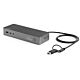 StarTech.com Universal Laptop Docking Station, Hybrid USB-C & USB-A Dock, Dual 4K DP & HDMI, 100W PD, Mac / Windows / Che OS, 4x USB 5Gbps Hub, GbE