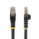 StarTech.com 2m CAT6a Ethernet Cable - 10 Gigabit Shielded Snagless RJ45 100W PoE Patch Cord - 10GbE STP Network Cable w/Strain Relief - Black Individually Tested/Wiring is UL /TIA