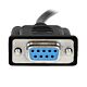 StarTech.com 1m Black DB9 RS232 Serial Null em Cable F/F