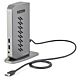StarTech.com USB-C USB-A Dock - Hybrid Universal USB 3.0 Docking Station for USB-C or USB-A Laptop - Dual Monitor 4K 60Hz HDMI/DisplayPort - 6x USB-A, GbE - USB 3.1 Gen 1 - Windows/Mac