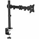 StarTech.com Desk Mount Monitor Arm for up to 34" (8 kg) VESA Compatible Displays - Articulating Pole Mount Single Monitor Arm - Ergonomic Height Adjustable Monitor Mount - Desk Clamp/Gmet
