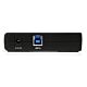 StarTech.com 4 Port Black SuperSpeed USB 3.0 Hub
