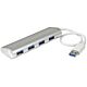 StarTech.com 4-Port USB Hub, USB A to 4x USB-A Ports, USB 5Gbps, Rugged Design, Bus-Powered, Portable Laptop USB 3.0 Hub