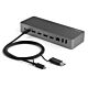 StarTech.com 3ft (1m) USB-C Cable with USB-A Adapter Dongle - Hybrid 2-in-1 USB C Cable w/ USB-A - USB-C to USB-C (10Gbps/100W PD), USB-A to USB-C (5Gbps) - Ideal for Hybrid Docking Station