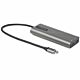 StarTech.com USB C Multiport Adapter - USB-C to HDMI or Mini DisplayPort 4K 60Hz, 100W Power Delivery Pass-Through, 4-Port 10Gbps USB Hub - USB Type-C Mini Dock - w/ 12" Attached Cable