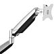 StarTech.com Desk Mount Monitor Arm - Heavy Duty Ergonomic VESA Monitor Arm - Single 9kg Display - Full Motion, Height Adjustable, Articulating - Aluminum - C-Clamp/Gmet - Silver