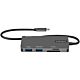 StarTech.com USB C Multiport Adapter - USB-C to 4K HDMI, 100W Power Delivery Pass-through, SD/MicroSD Slot, 3-Port USB 3.0 Hub - USB Type-C Mini Dock - 12" (30cm) Long Attached Cable