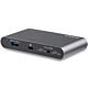 StarTech.com USB C Dock - 4K Dual Monitor DisplayPort - Mini Laptop Docking Station - 100W Power Delivery Passthrough - GbE, 2-Port USB-A Hub - USB Type-C Multiport Adapter - 3.3' Cable