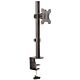 StarTech.com Single Monitor Desk Mount - Single Screen Heavy Duty Pole Mount for up to 8kg VESA Compatible Displays - Ergonomic Height Adjustable Monitor Arm Mount - Desk Clamp/Gmet