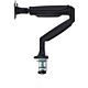 StarTech.com Desk Mount Monitor Arm - Heavy Duty Ergonomic VESA Monitor Arm - Single 9kg Display - Full Motion, Height Adjustable, Articulating - Aluminum - C-Clamp/Gmet- Black