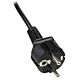 StarTech.com 1m (3ft) Laptop Power Cord, EU Schuko to C5, 2.5A 250V, 18AWG, Notebook / Laptop Replacement AC Cord, Power Brick Cord, Laptop Charger Cable, Clover Leaf/Mickey Mouse Power Cord